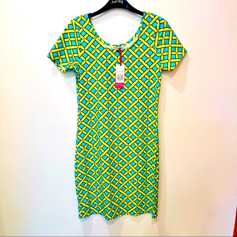 All For Color Citrus Grove Dress
